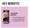 Schwarzkopf Brow Tint Permanent Dark Brown 2st, Краска для бровей стойкая  тёмно-коричневая, до 10 применений, 21г х 2шт