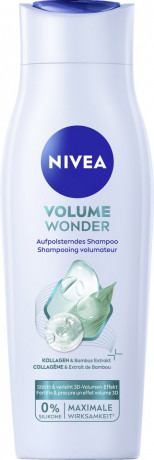 NIVEA Volume Wonder Aufpolsterndes Shampoo, 250 ml, Нивеа Шампунь для объёма, коллаген и экстракт бамбука, 3D объём, 250 мл