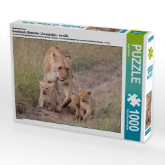 CALVENDO Puzzle CALVENDO Puzzle Emotionale Momente: Lowenbabys Пазл CALVENDO Puzzle Эмоциональные моменты: Львята