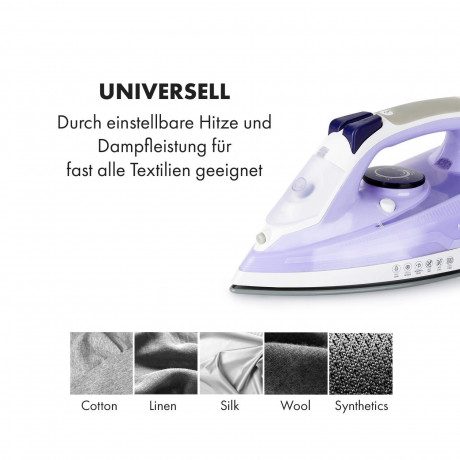 Klarstein Klarstein Trockenbugeleisen Steam Bro, 2200 W Сухой утюг Klarstein Steam Bro, 2200 Вт