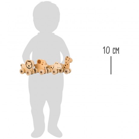 Small Foot Schiebetiere Safari Natur Толкать животных сафари на природе