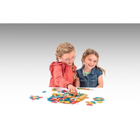 Wissner aktiv lernen Geometrische Legeplattchen Pattern Blocks (250 Teile) Блоки с геометрическим узором (250 шт.)