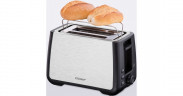 Cloer Cloer King-Size-Toaster 3569 edelstahl/schwarz, 1.000 Watt, fur 2 XXL-Toastscheiben edelstahl/schwarz Тостер Cloer king-size 3569 нержавеющая сталь/черный, 1000 Вт, на 2 тоста размера XXL