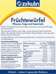 Zirkulin Früchtewürfel Фруктовые кубики слабительные, 12 шт