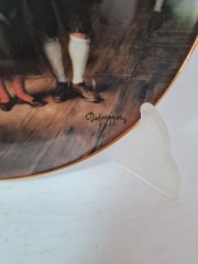 LILIEN PORZELLAN Номерная декоративная тарелка &quot;Танцы&quot; Франц фон Дефреггер, 6766С, 20см, Германия, 1989г.