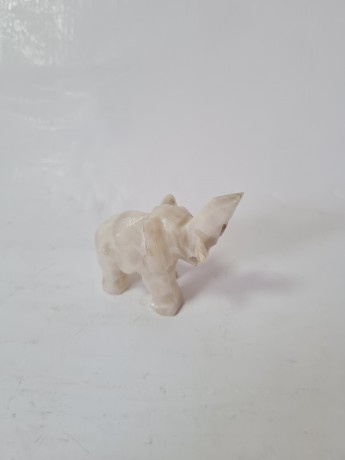 Коллекционная фигурка "Слон", камень, 6см, Германия, 1950-60гг.