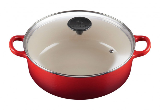 Le Creuset LE CREUSET Br\u00e4ter 24 cm RISOTTO rot LE CREUSET Br>4ter РИЗОТТО 24 см
