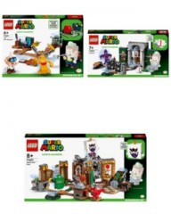 LEGO Super Mario 3er Set: 71397 Luigi&rsquo;s Mansion: Labor und Schreckweg - Erweiterungsset + 71399 Luigi&rsquo;s Mansion: Eingang - Erweiterungsset + 71401 Luigi&rsquo;s Mansion: Gruseliges Versteckspiel - Набор &laquo;Супер Марио&raquo; из 3 предметов: 71397 Особняк Луиджи: Лабора