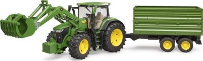Bruder BRUDER Traktor John Deere mit Anhanger 1:16 Трактор BRUDER John Deere с прицепом 1:16