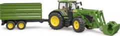 Bruder BRUDER Traktor John Deere mit Anhanger 1:16 Трактор BRUDER John Deere с прицепом 1:16