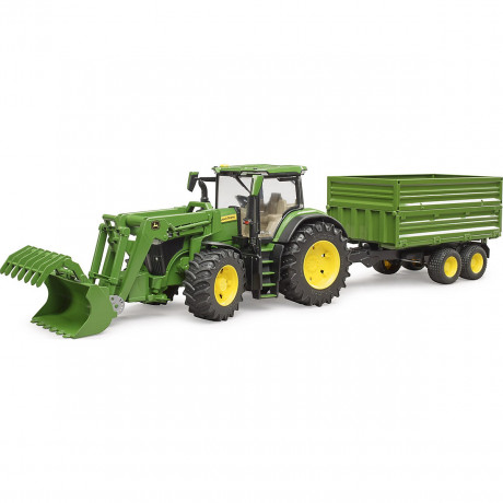 Bruder BRUDER Traktor John Deere mit Anhanger 1:16 Трактор BRUDER John Deere с прицепом 1:16
