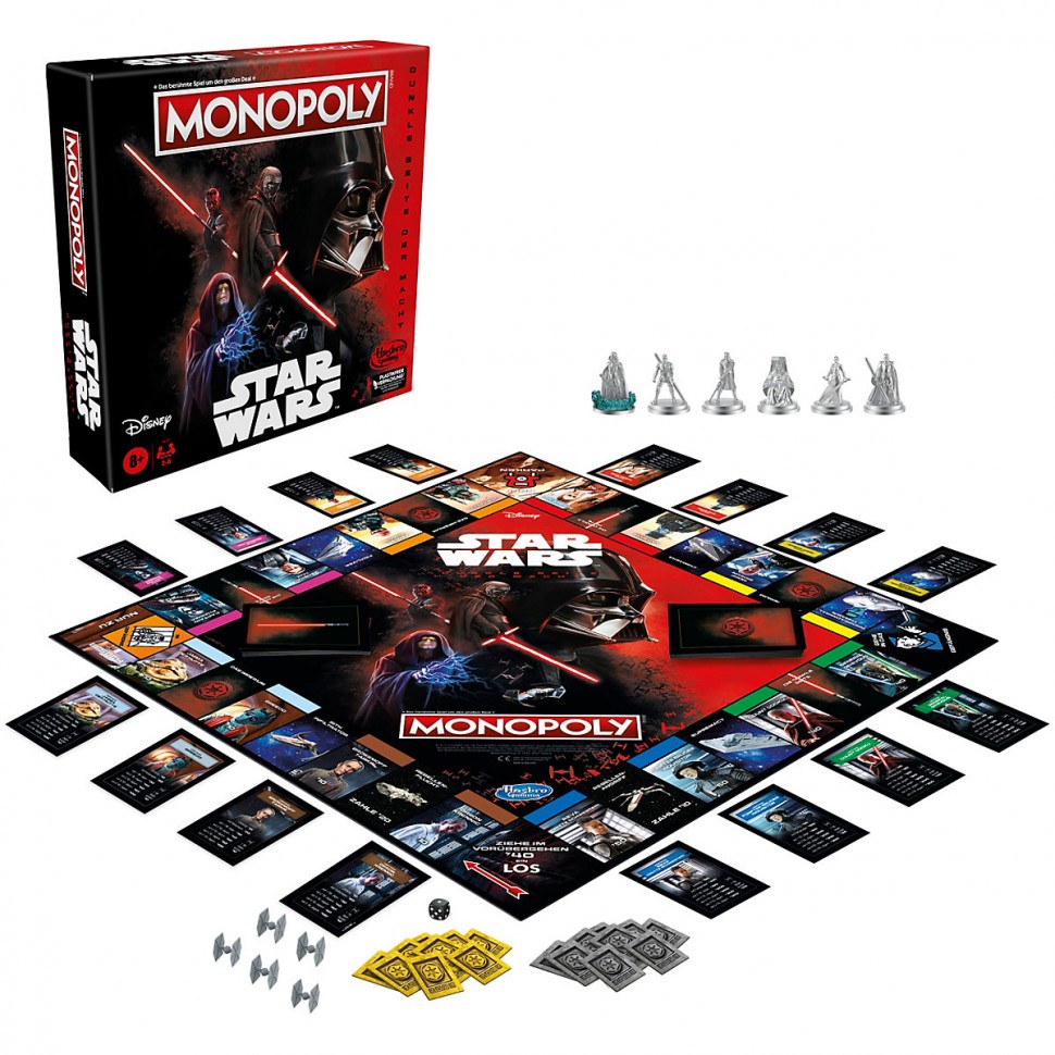 Купить Hasbro Monopoly: Star Wars Dunkle Seite der Macht Монополия: Темная  сторона Звездных войн в интернет-магазине Diskontshop.eu Германия всего за  5 215 руб. в