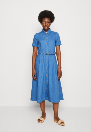 Tommy Hilfiger FLARE DRESS EMMY Denim dress blue denim ПЛАТЬЕ EMMY Джинсовое платье синий деним