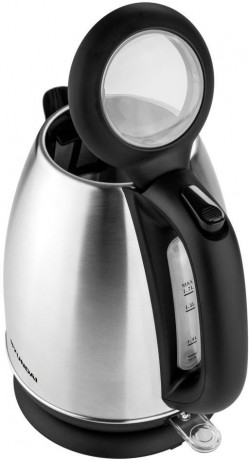 Hyundai Hyundai Wasserkocher VK302, 1,7 l, 2200 W, Edelstahl, Doppelsicherheitssystem, transparenter Deckel  Чайник Hyundai VK302, 1,7л, 2200Вт, нержавеющая сталь, двойная система безопасности, прозрачная крышка