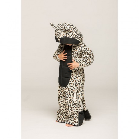 WeeDo CHEETADO Leopard Black Schneeanzuge Черный зимний комбинезон ЧЕТАДО с леопардовым принтом