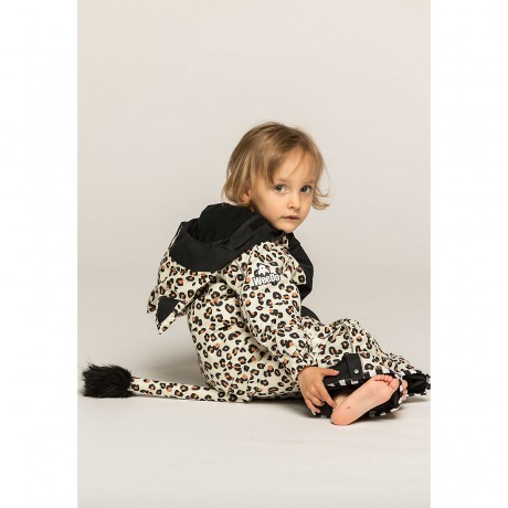 WeeDo CHEETADO Leopard Black Schneeanzuge Черный зимний комбинезон ЧЕТАДО с леопардовым принтом