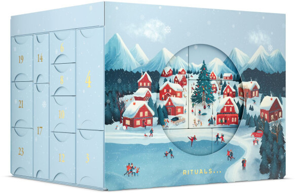 RITUALS Adventskalender DELUXE Адвент-календарь 2025, 24 бьюти-сюрприза, со светодиодной гирляндой