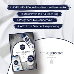 Nivea Active Sensitive Geschenkset  Подарочный набор Active Sensitive