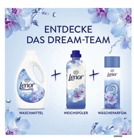 Lenor Wascheparfum Aprilfrisch 155g, Ленор Парфюм для стирки Альпийская свежесть, 155гр