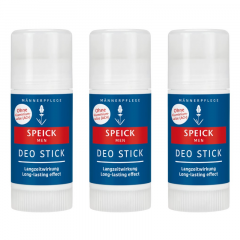 Speick Men Deostick Набор 3 st х 40 ml Дезодорант мужской, натуральный стик без алюминия, защита от запаха 1