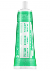 Dr. Bronner's Toothpaste Spearmint  105мл, Зубная паста натуральная, без фтора, со вкусом кудрявой мяты, 105 мл