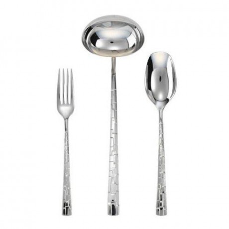 Sambonet Sambonet Skin - Edelsthal 18/10 Servierbesteck 3 tlg. Sambonet Skin - Edelsthal 18/10 Столовые приборы сервировочные 3 шт.