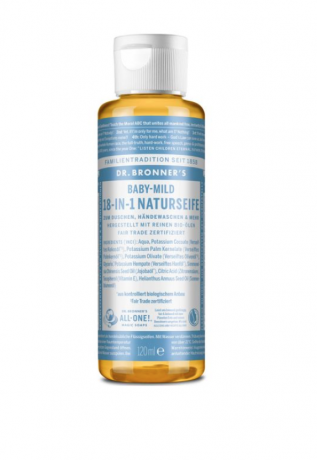 Dr.Bronner's (Доктор Броннерс) 18-IN-1 Naturseife Baby-Mild Органическое мыло , 120 мл