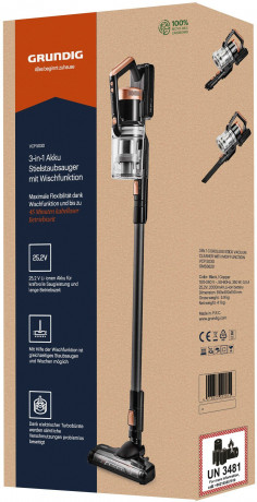 Grundig Grundig Akku-Hand-und Stielstaubsauger VCP 5030, beutellos Беспроводной ручной пылесос Grundig VCP 5030, без мешка
