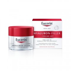 Eucerin Hyaluron-Filler + Volume-Lift Tagespflege fur normale Haut bis Mischhaut  Дневной уход Hyaluron-Filler + Volume-Lift для нормальной и комбинированной кожи