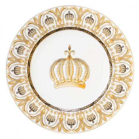 Tettau Tettau Rondo / Liane Pompoos White Speiseteller 27 cm Tettau Rondo / Liane Pomp??s Белая тарелка 27 см