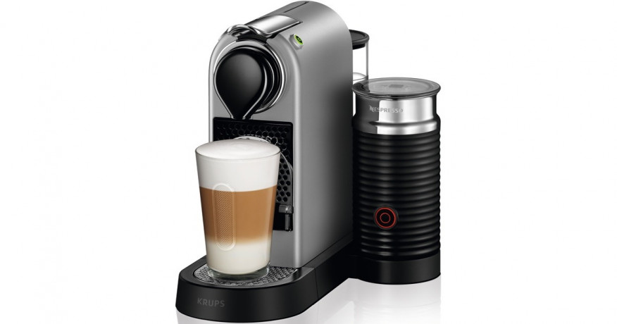Krups Krups Nespresso CitiZamp;Milk XN761B, Kapselmaschine silber silber Krups Nespresso CitiZamp;Молоко XN761B, капсульная машина серебро