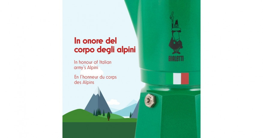 Bialetti Bialetti Break Alpina, Espressomaschine grun, 3 Tassen grun Bialetti Break Alpina, кофемашина для эспрессо, зеленый, 3 чашки