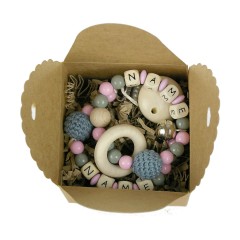 dubistda Greifling mit Name Hakelperle Игрушка-клатч с именем Hakelperle