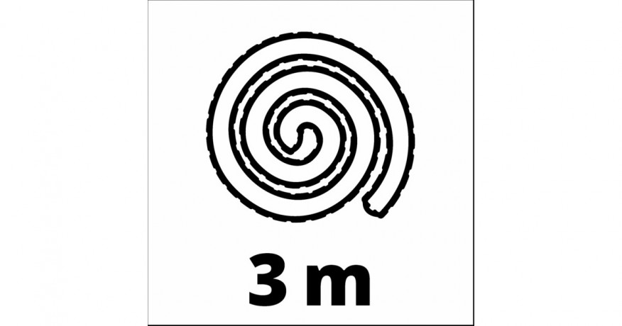 Einhell Einhell Verlangerungsschlauch 36mm schwarz, 3 Meter  schwarz Шланг-удлинитель Einhell 36мм черный, 3 метра
