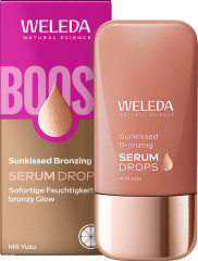 WELEDA Sunkissed Bronzing Serum Drops, 30 ml, Бронзирующие капли-сыворотка Sunkissed для лица с минеральными пигментами, без отдушки, 30 мл
