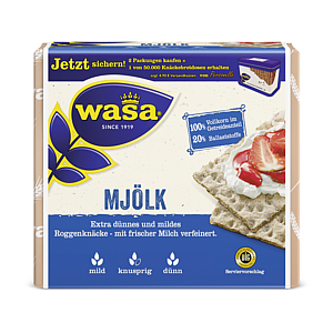 Wasa Хрустящие хлебцы молочные 230г