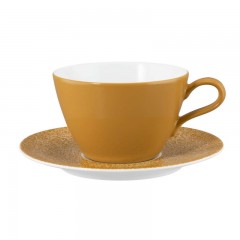 Seltmann Weiden Seltmann Weiden Life Molecule Amber Gold Milchkaffeeobertasse 0,37 L Seltmann Weiden Life Molecule Amber Gold кофейная чашка с молоком 0,37 л