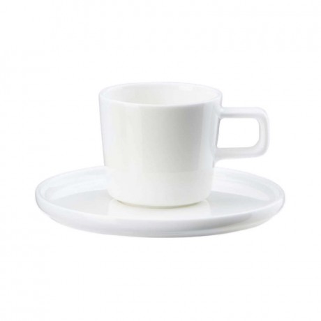 ASA SELECTION ASA Oco Weiss Kaffeetasse mit Untertasse 0,20 L Кофейная чашка ASA Oco Weiss с блюдцем 0,20 л