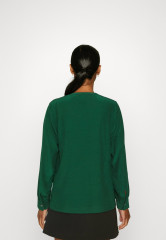 Tommy Hilfiger SOLID V NECK BLOUSE Blouse prep green БЛУЗКА С V-ОБРАЗНЫМ ВЫРЕЗОМ Блузка подготовка зеленый