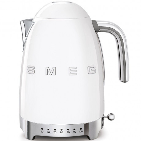 SMEG SMEG Wasserkocher SMEG Wasserkocher mit Temperatureinstellung 50-100°C Edelstahl Kocher, 2400,00 W, 360°Basis elektrischer Wasser Kocher mit Temperatureinstellung Metall  Чайник SMEG Чайник SMEG с регулировкой температуры 50-100°C Плита из нержавеюще