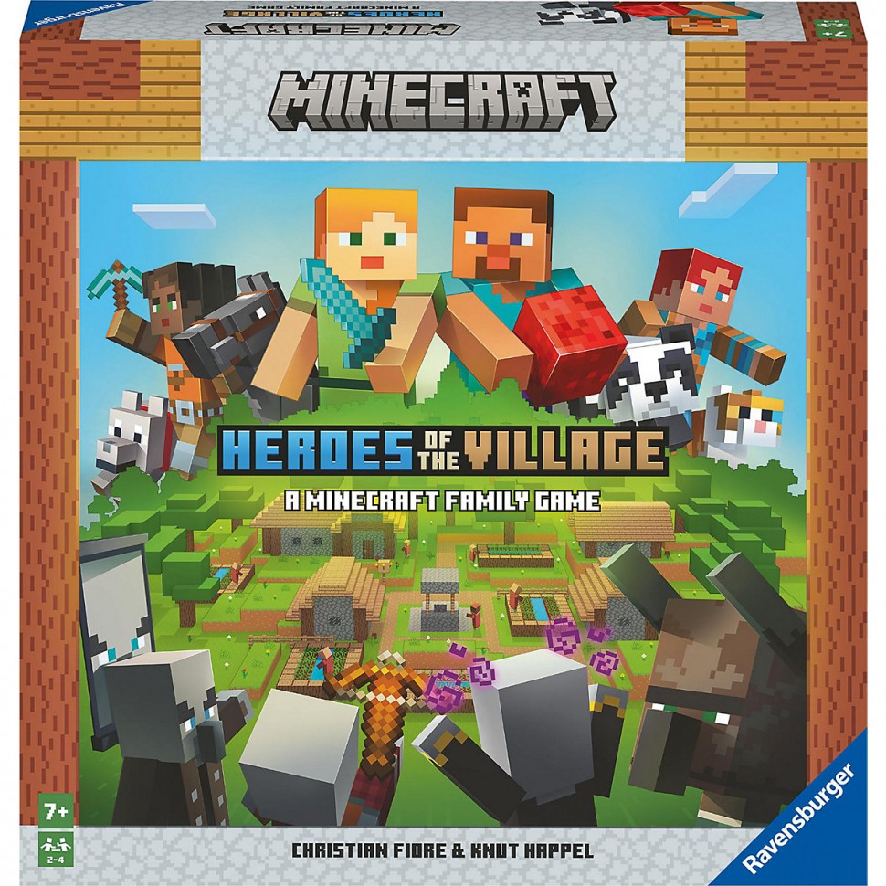 Купить Ravensburger Minecraft Heroes of the Village Майнкрафт Герои Деревни  в интернет-магазине Diskontshop.eu Германия всего за 3 129 руб. в