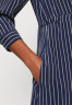 Tommy Hilfiger ROPE MIDI SHIRT DRESS Shirt dress carbon navy/white ПЛАТЬЕ-РУБАШКА МИДИ ROPE Платье-рубашка карбон темно-синий/белый