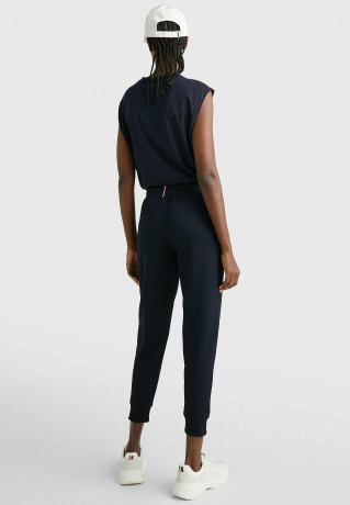 Tommy Hilfiger SPORT MONOGRAM CUFFED Tracksuit bottoms desert sky SPORT MONOGRAM CUFFED Спортивные брюки небо пустыни