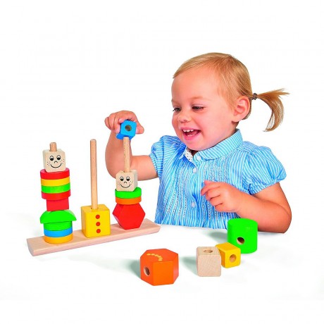 Eichhorn Steckpuzzle Figuren aus Holz Деревянные фигурки-головоломки