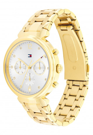 Tommy Hilfiger GESCHENKSET Chronograph watch gold farbend ПОДАРОЧНЫЙ НАБОР Часы с хронографом золотого цвета
