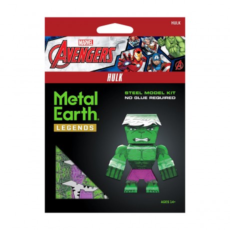 Metal Earth: Marvel Avengers Hulk Mini Металлическая Земля: Мстители Marvel Халк Мини