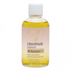 Farfalla Edelsteinol Lebensfreude mit Rosenquarz 100ml Драгоценное масло изюминка жизни с розовым кварцем 100мл