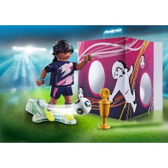 PLAYMOBIL PLAYMOBIL 70875 Fussballerin mit Torwand Футболист PLAYMOBIL 70875 со стенкой ворот