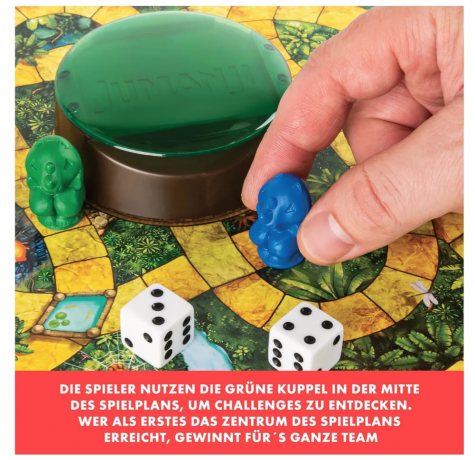 Spin Master Jumanji Настольная игра Джуманджи для детей и взрослых, 24 игрока, 8+ (на немецком)