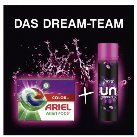 Lenor Wascheparfum Unstoppables Fresh Sensations 155g, Ленор Парфюм для стирки Цветочная свежесть, 155 грамм